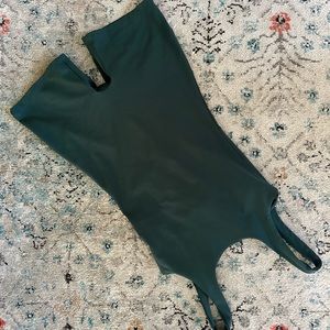 Girlfriend dark green Unitard
